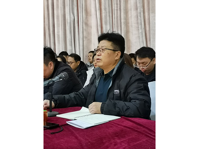 Tangshan Jinsha Company held the New Year's kick-off meeting